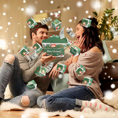 🎁Christmas Explosion Surprise Box Set with Confetti and Mini Boxes