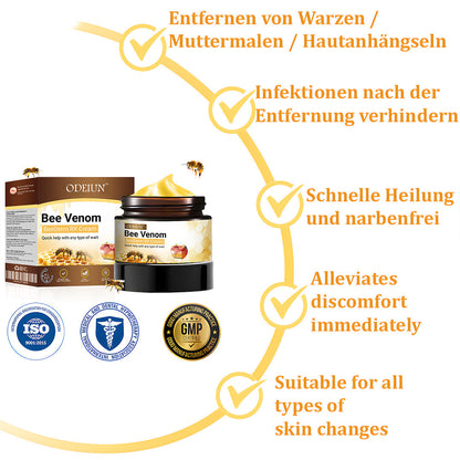 ✨ ODEIUN™ BeeDerm RX Cream – Natural Wart, Mole & Skin Tag Remover with Healing Bee Venom