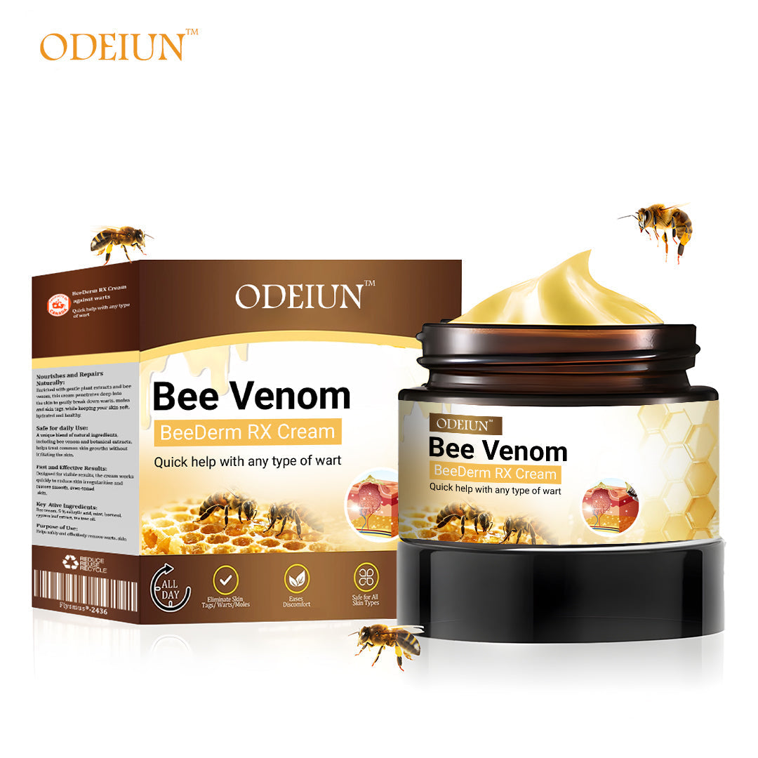 ✨ ODEIUN™ BeeDerm RX Cream – Natural Wart, Mole & Skin Tag Remover with Healing Bee Venom