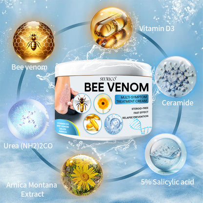 Seurico™ Bee Venom Multi-Symptom Skin Treatment Cream – Recommended by NPF for Targeted Skin Relief 🐝👨‍⚕️