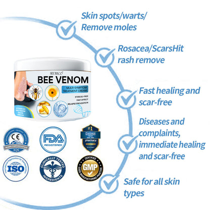 Seurico™ Bee Venom Multi-Symptom Skin Treatment Cream – Recommended by NPF for Targeted Skin Relief 🐝👨‍⚕️