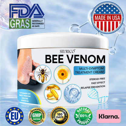 Seurico™ Bee Venom Multi-Symptom Skin Treatment Cream – Recommended by NPF for Targeted Skin Relief 🐝👨‍⚕️