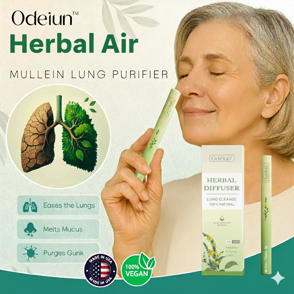 🌿 ODEIUN™ Herbal Diffuser: Reclaim Your Lungs, Restore Your Calm.