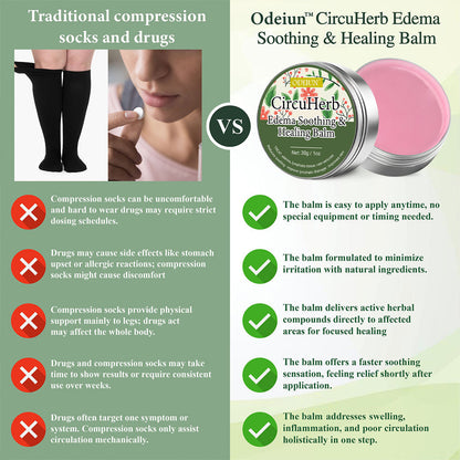 🏆ODEIUN™ CircuHerb Edema Soothing & Healing Balm | Instant Swelling Soothing • Vascular Care • Herbal Recovery ✨