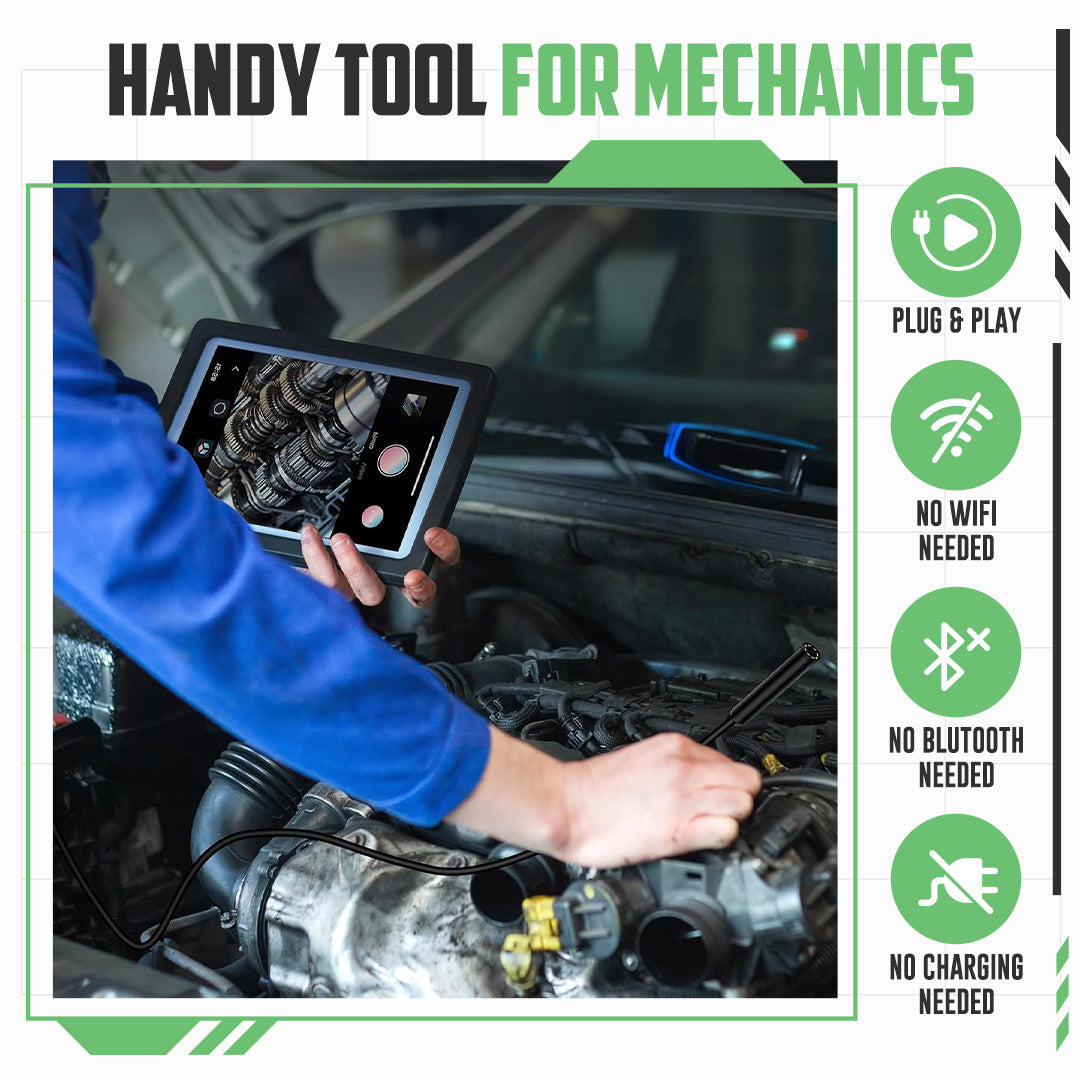 Deep View Mini Endoscope Camera for Industrial & Automotive Inspection