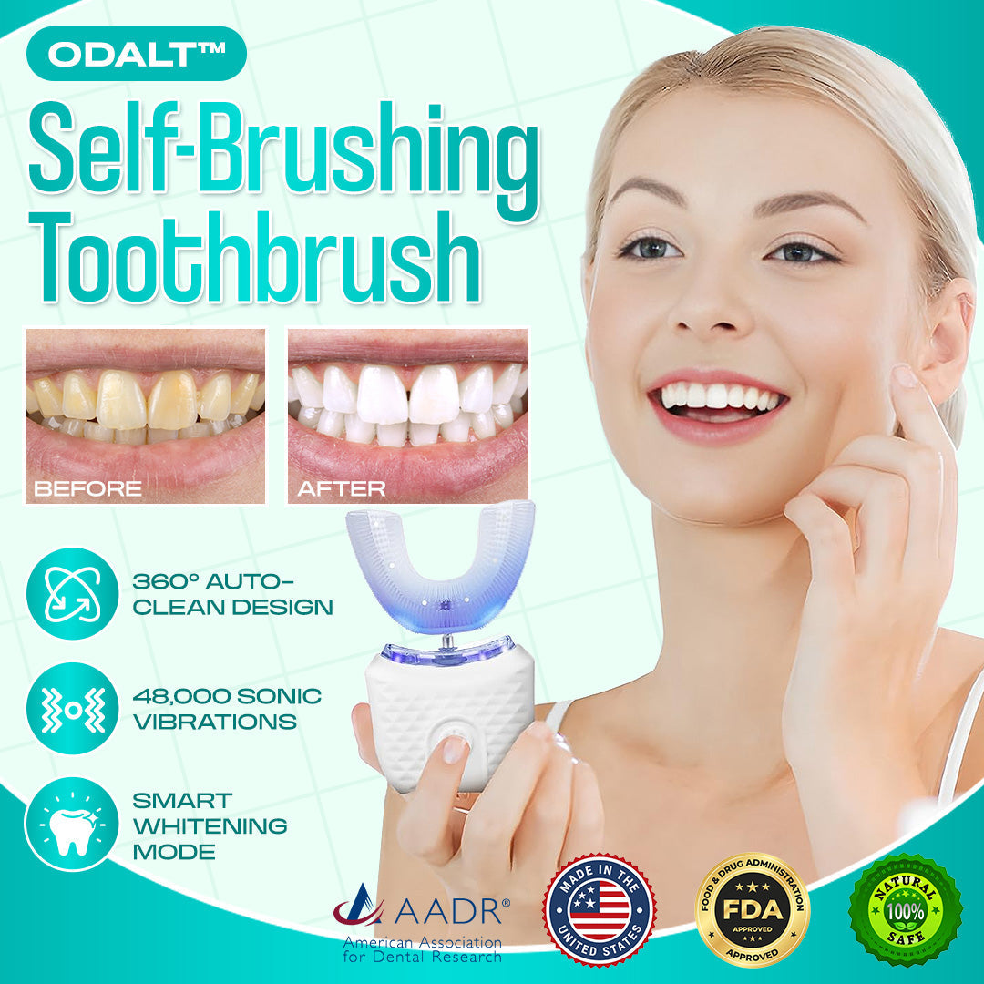 ✨ ODALT™ Self-Brushing Toothbrush – Effortless Deep Clean & Naturally Brighter Teeth