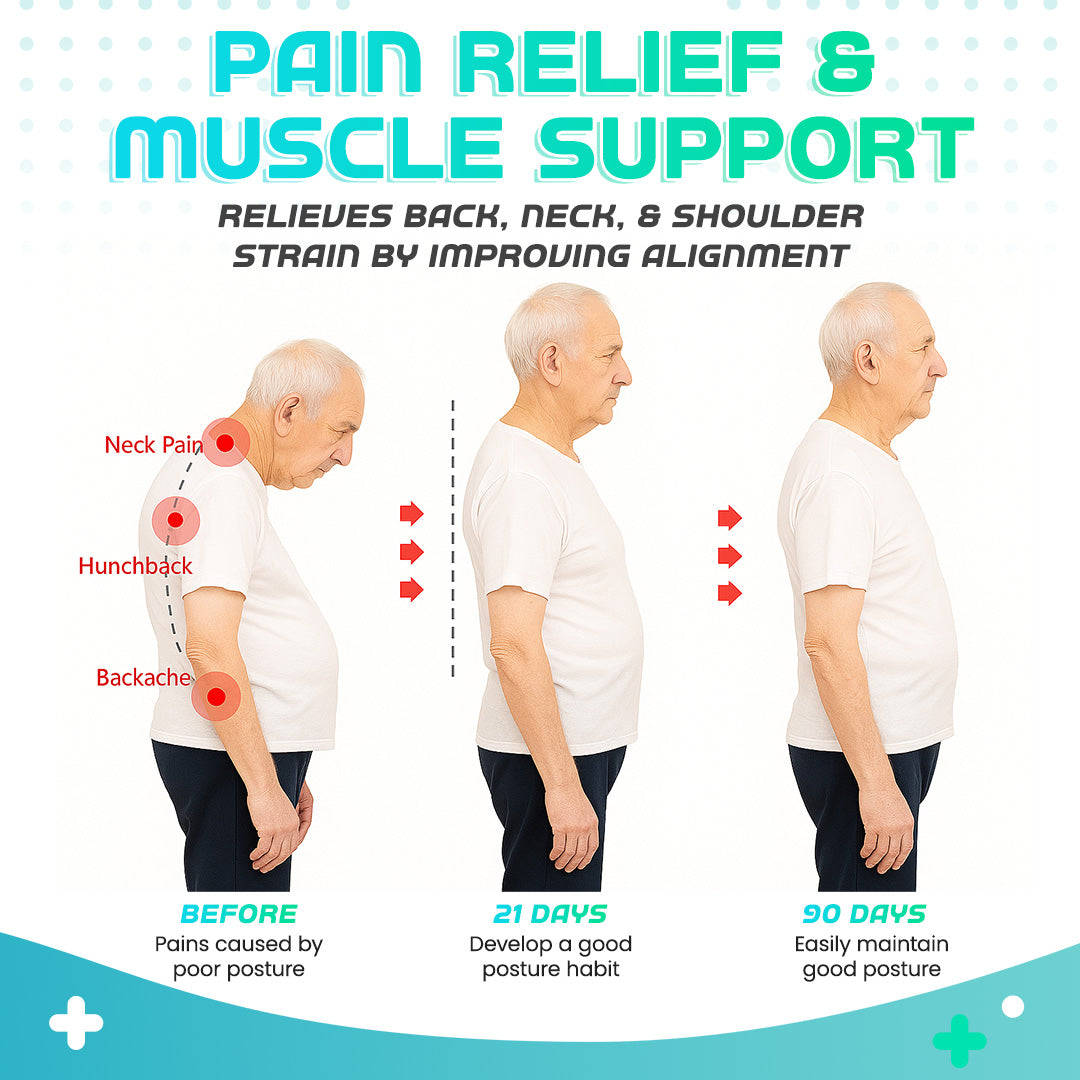 Seurico™ Premium Posture Corrector – Straighten Your Spine & Relieve Pain Instantly✨