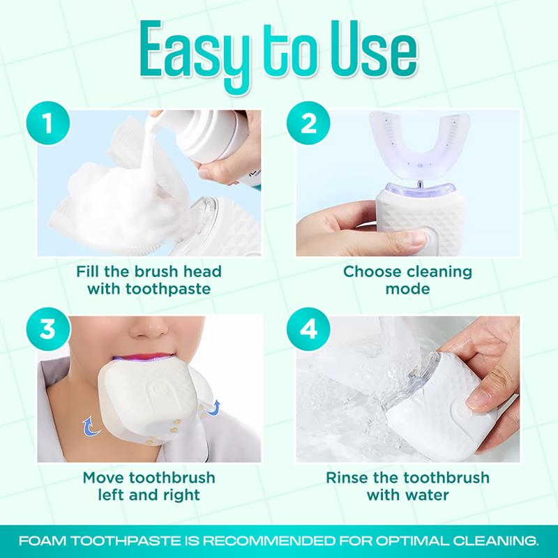 ✨ ODALT™ Self-Brushing Toothbrush – Effortless Deep Clean & Naturally Brighter Teeth