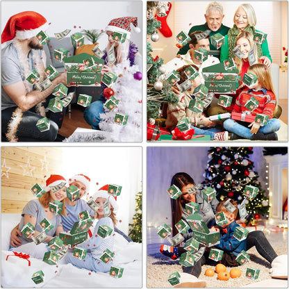 🎁Christmas Explosion Surprise Box Set with Confetti and Mini Boxes