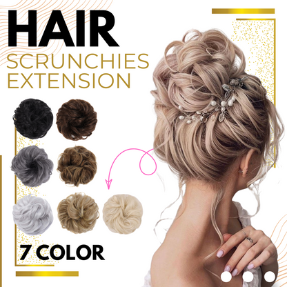💖 Messy Bun Hair Extension Scrunchie – Instantly Add Volume & Style for Effortless Updos! 💁‍♀️✨