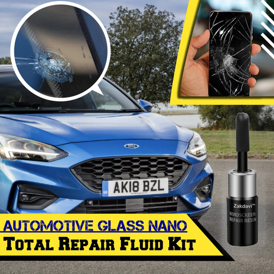🚗💎 Zakdavi™ Automotive Glass Nano Repair Kit – Total Solution for Crack & Scratch Restoration ✨🔧