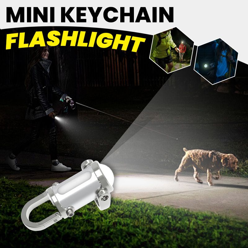 ⚡️ The Ultimate 1200LM Tactical Keychain Flashlight