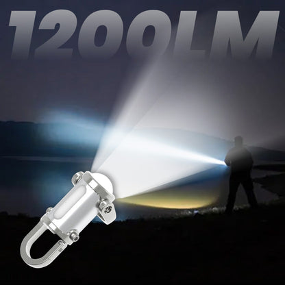 ⚡️ The Ultimate 1200LM Tactical Keychain Flashlight