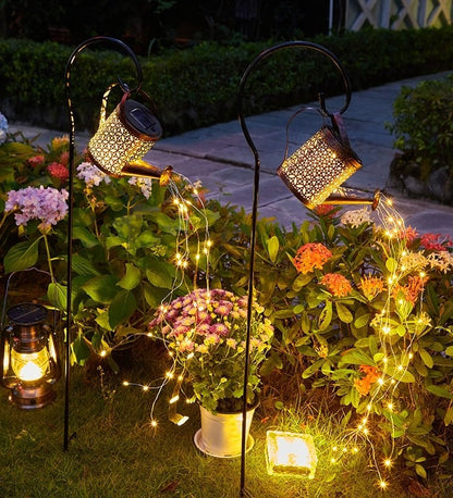 💦Solar Waterfall Lights💐
