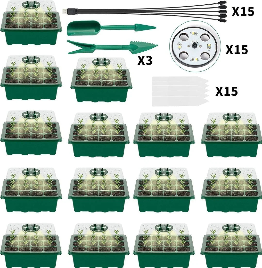 Seed Starter Trays with Grow Light