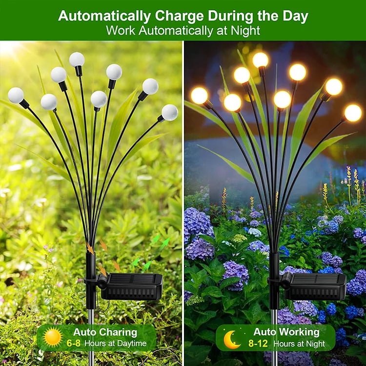 🔥Solar Powered Firefly Garden Light BUY 2 FREE SHIPPING