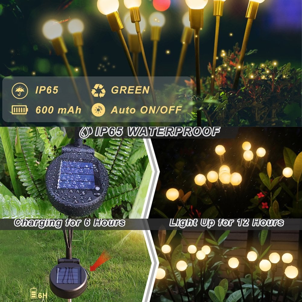 🔥Solar Powered Firefly Garden Light BUY 2 FREE SHIPPING