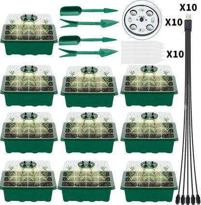 Seed Starter Trays with Grow Light